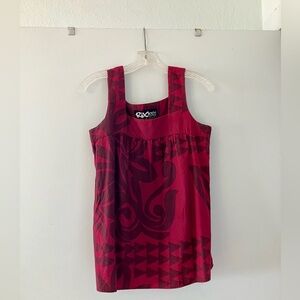 Aloha Print Rix Women's Blouse; 100%Cotton; Some Minor Flaws - See Photos